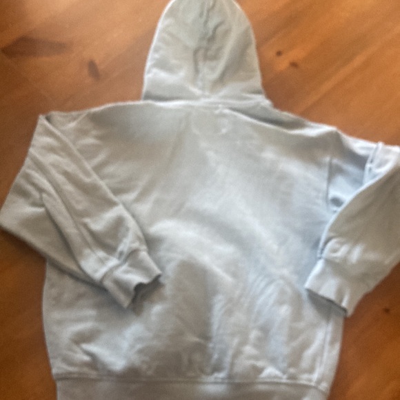 Zara Baby Blue Hoodie Size 10 But fits more like a size 8 excellent condition - Picture 3 of 3